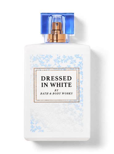 dressed in white perfume